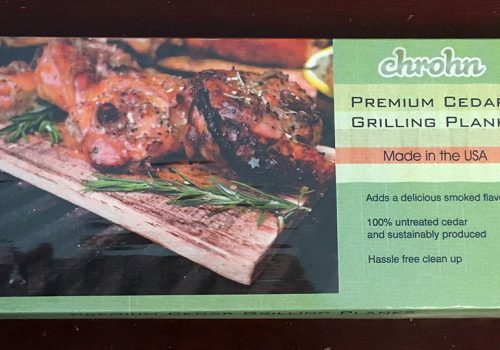 Photo of a pack of Chrohn grilling planks